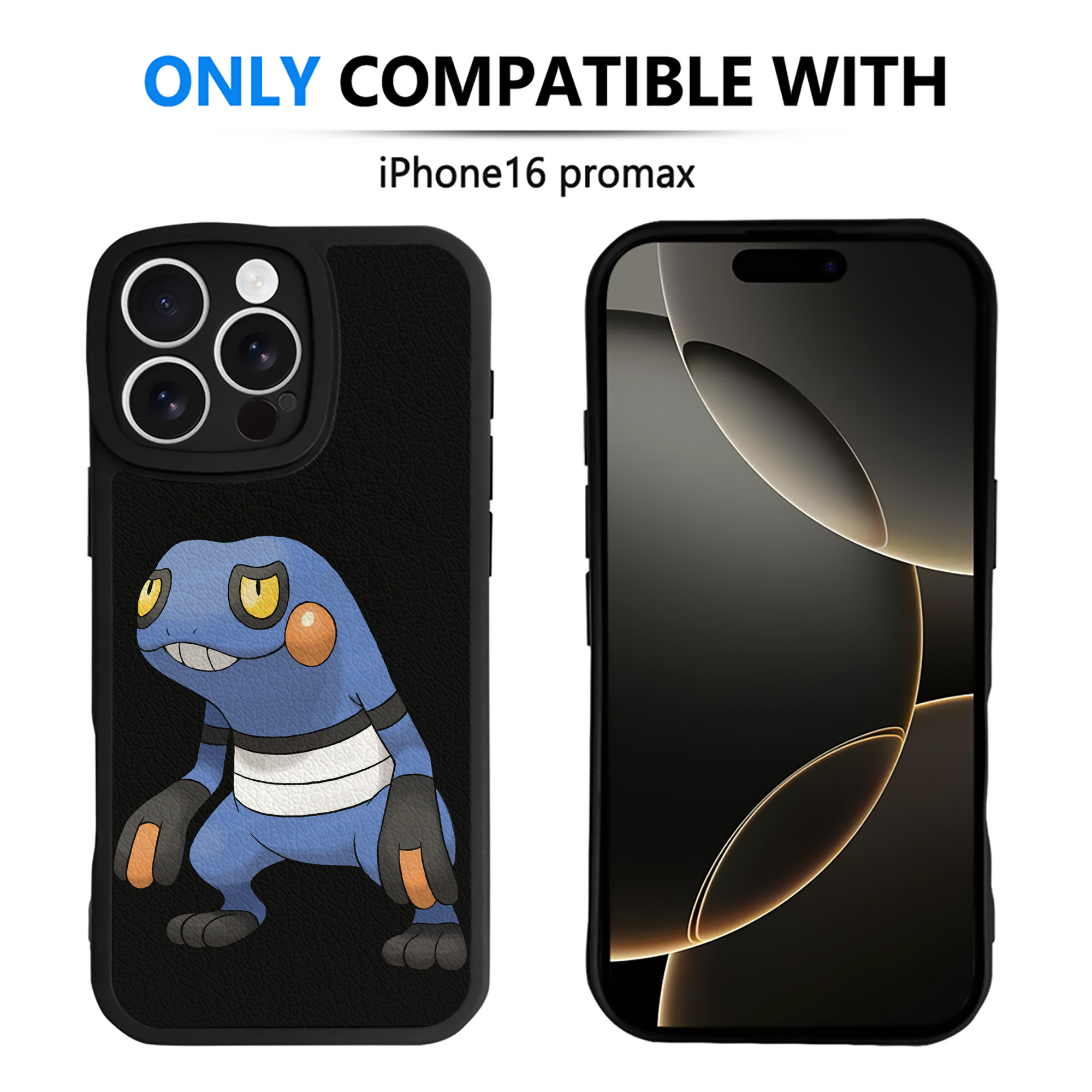 （画像用） ポケットモンスター Pokémon 【iPhone 16シリーズ対応】シリコンスマホケース（レザー調） 材質：シリコン